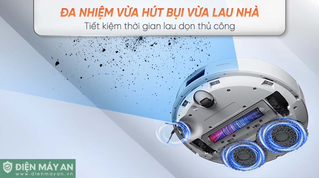 Robot hút bụi lau nhà Roborock Q Revo 5AE màu trắng